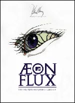 Coveret på den amerikanske udgivelse af 'Æon Flux'