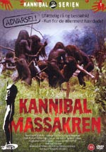 Coveret til AWE's udgivelse af Ruggero Deodatos 'Cannibal Holocaust'