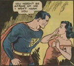 Lois møder sin skytsengel. 'Action Comics' #1 (1938).