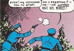 The Man of Steel gør politiet til grin. 'Action Comics' #8 (1939).