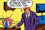 Lex Luthor inden han mistede sit hår. 'Action Comics' #23 (1940).