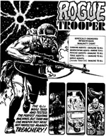 Mike Doreys udgave af Rogue Trooper, som heldigvis ikke helt slog an (fra 'The Future of War')