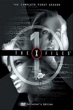 Første sæson af X-Files på DVD .