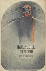 Forsiden af førsteudgaven af 'Hawksbill Station', Doubleday 1968.