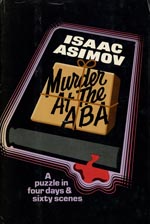 Førsteudgaven af 'Murder at the ABA', forlaget Doubleday, 1976.