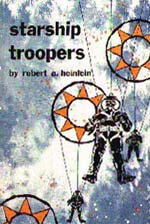 Forsiden af førsteudgaven af 'Starship Troopers'.