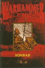 Forsiden af førsteudgaven af 'Konrad' (1989)