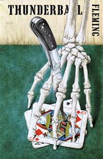 Forsiden af førsteudgaven af 'Thunderball', forlaget Jonathan Cape, 1961.
