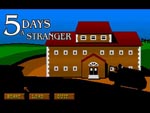Five Days a Stranger - titelskærmen