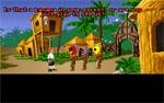 Endnu et eksempel på spillets humor - her af den lidt mere voksne slags blandt kannibalerne på Monkey Island.