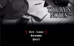 Trilby's Notes - titelskærmen