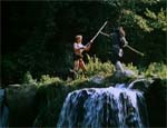 Robin og Lille John (Ator og Griba).