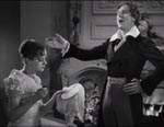 Mary Shelley (Elsa Lanchester) og Lord Byron (Gavin Gordon).