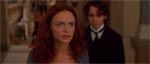 Mary Kelley (Heather Graham) i selskab med Abberline.