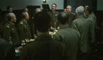 Generaler og læger skåler for det japanske rige.