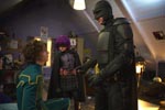Kick-Ass møder Big Daddy og Hit Girl i al deres pomp og pragt.