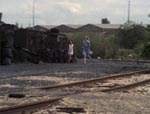 Action på Rollin-facon: En masse løben rundt Action på Rollin-facon: En masse løben rundt.