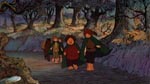 Hobbitterne på vejen - bemærk hvor grim Sam er.