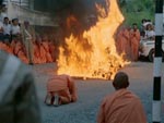 Rekonstruktion af den buddhistiske munk, der brændte sig selv i Vietnam Rekonstruktion af den buddhistiske munk, der brændte sig selv i Vietnam.