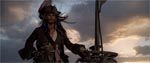 Kaptajn Jack Sparrow (Johnny Depp), som vi møder ham første gang.