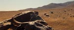 Filmens klimaks udspiller sig i Bolivias trøstesløse ørken.