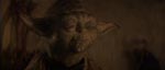 Den ærværdige Jedimester Yoda (stemme af Frank Oz).