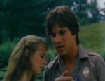 Unge deputy Harry Timmons (Tracy Griswold) og kæresten Unge deputy Harry Timmons (Tracy Griswold) og kæresten.