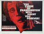 Original plakat til 'The Curse of Frankenstein'.