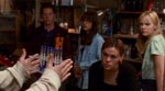 Fra den 'The Thing'-inspirerede test-scenen, hvor vores unge hovedpersoner begynder at blive rigtigt paranoide Fra den 'The Thing'-inspirerede test-scene, hvor vores unge hovedpersoner begynder at blive rigtigt paranoide