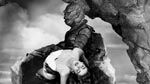 Væsnet og pigen i 'Creature from the Black Lagoon'.
