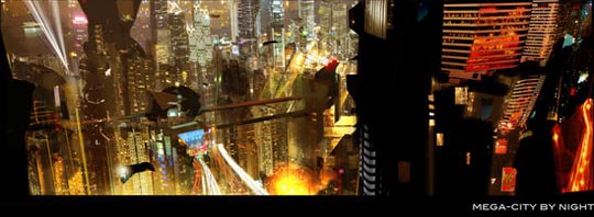 Én af Jocks konceptskitser til Dredd-filmen