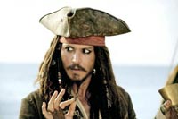Arr... fairly warned be thee says I... - Johnny Depp som Jack Sparrow