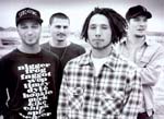 Rage Against the Machine. Fra venstre mod højre: Tom Morello, Brad Wilk, Zack de la Rocha og Tim Commerford.