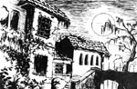 En af de stemningsfulde illustrationer fra 'The Secret of Castronegro'