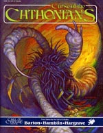 'Curse of the Cthonians' (Chaosium 1984) hvor 'Dark Carnival' udkom første gang
