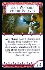 Et af spillets Unique Items - ud over disse er der lignende kort til Spells, Common Items, Skills m.m.
