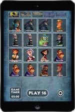 Screenshot fra den mobil-app, Bézier Games har udviklet til 'One Night-spillene.