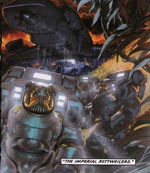'The Imperial Rottweilers' - igen er det tydeligt, hvor Games Workshop har fået inspiration fra