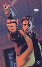 Scott Summers uden sine briller.