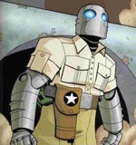 Atomic Robo i egen person.