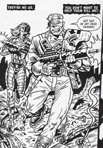 Dejligt med lidt klassisk sort/hvid 'Bad Company'-action