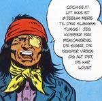 Den skurkagtige indianer Quanah er igen på krigsstien