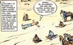 Løjtnant Graig i kløerne på Quanah og hans kumpaner