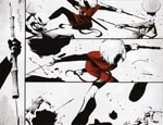 Ronin-samurai Durham i Frazer Irvings fantastiske Miller-homage-streg