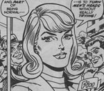 En nydelig, dydig Jean Grey i Werner Roths streg. Fra 'The Origins of the Uncanny X-Men' i 'X-Men' #57.