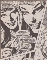 Så er der noget mere ballade i øjnene på Jean Grey (t.v.) og Lorna Dane i Neal Adams' streg. Fra 'X-Men' #60.