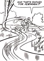 Iceman i aktion! Fra nr. 9.