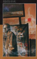En af Dave McKeans forsider til 'Hellblazer'-bladet - med en smule politisk indhold