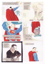 Fra en af de korte Superman-sekvenser.
