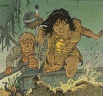 Lena, Jeremiah og Kurdy.